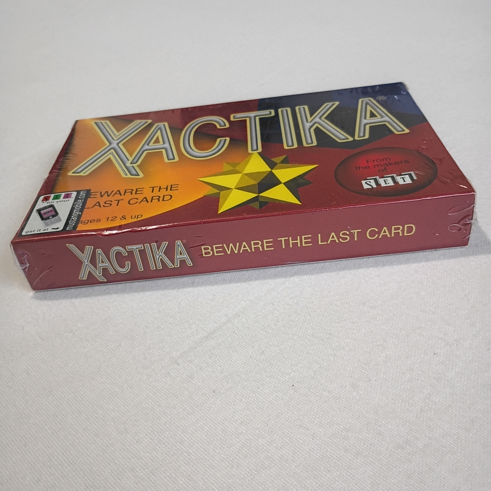 Xactika Card Game By SET Enterprises New Factory Sealed Vintage 2001 Bidding